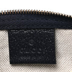 Denim GG Monogram Web Small Giglio Tote Blue White