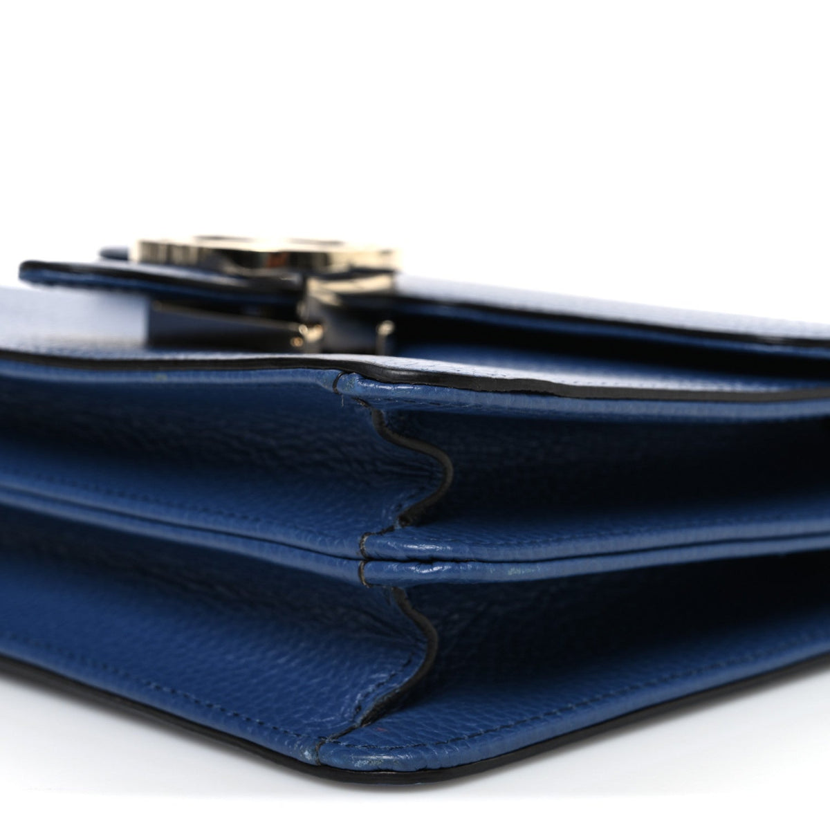 Dollar Calfskin Small Interlocking G Shoulder Bag Caspian