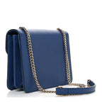 Dollar Calfskin Small Interlocking G Shoulder Bag Caspian