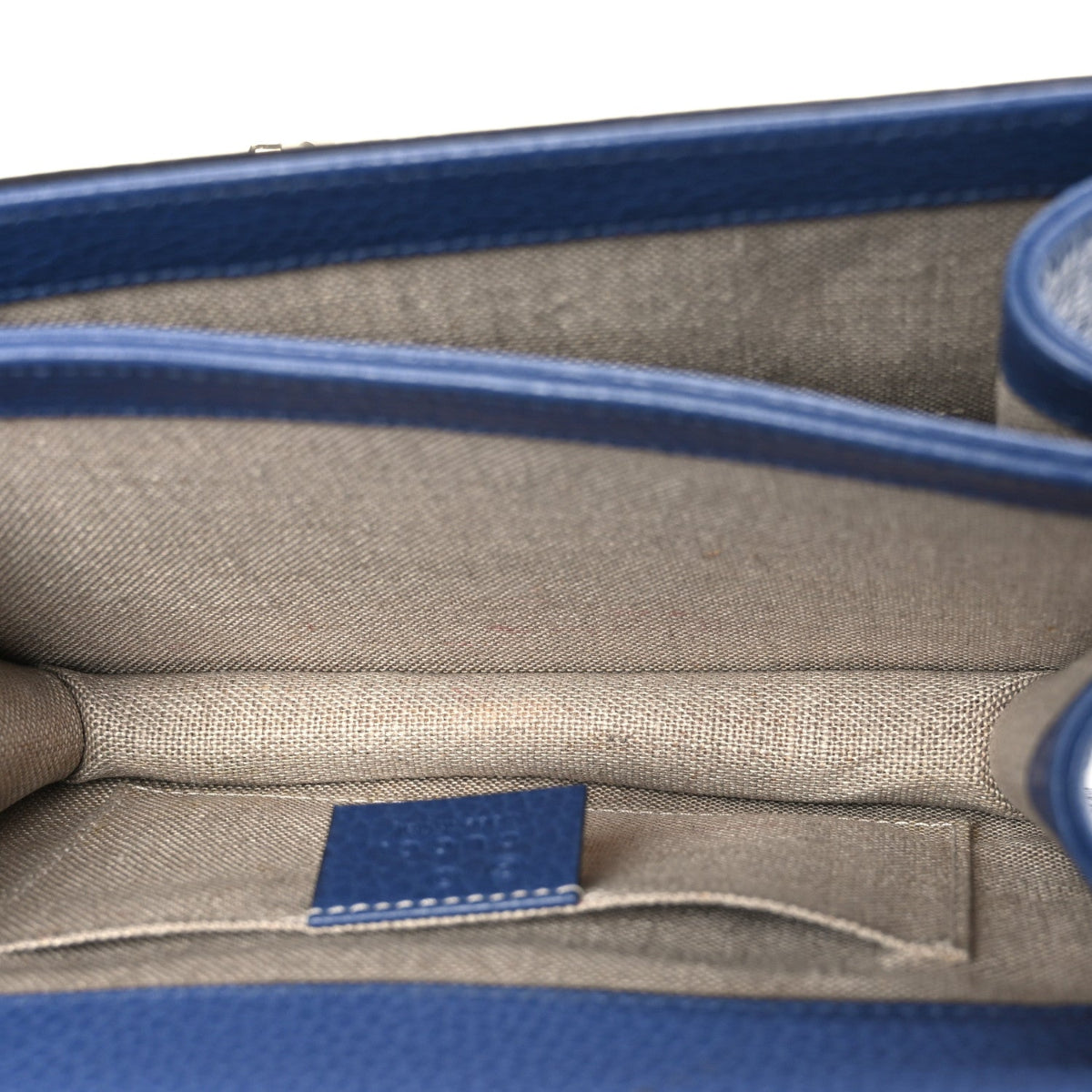 Dollar Calfskin Small Interlocking G Shoulder Bag Caspian