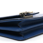 Dollar Calfskin Small Interlocking G Shoulder Bag Caspian