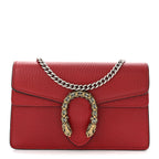 Dollar Calfskin Swarovski Crystal Small Dionysus Shoulder Bag Hibiscus Red