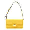 GG Monogram Scratch Lux Calfskin Mini Luce Shoulder Bag Yellow