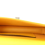 GG Monogram Scratch Lux Calfskin Mini Luce Shoulder Bag Yellow