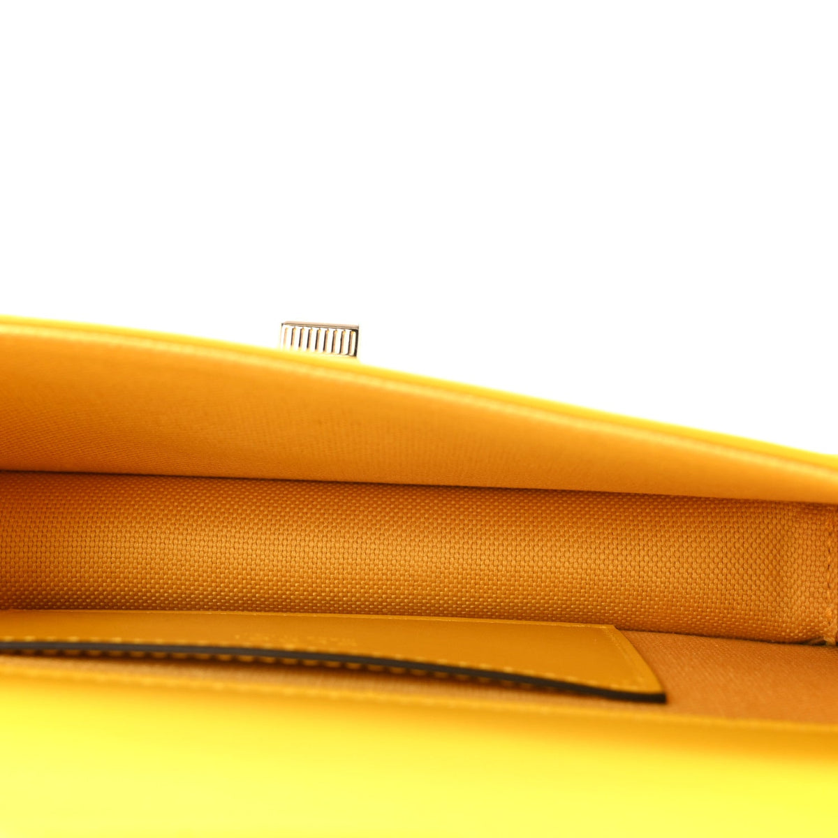 GG Monogram Scratch Lux Calfskin Mini Luce Shoulder Bag Yellow