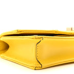 GG Monogram Scratch Lux Calfskin Mini Luce Shoulder Bag Yellow