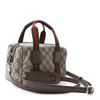 GG Supreme Web Mini GG Top Handle Bag Beige Ebony New Acero