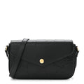 Gilbert Calfskin GG Super Mini Shoulder Bag Black