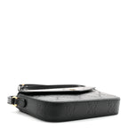 Gilbert Calfskin GG Super Mini Shoulder Bag Black