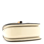 Patent Crystal Mini Bamboo 1947 Top Handle Chain Bag White
