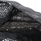Hidden Sequin Maxi Flap Black