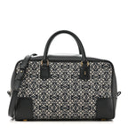 Jacquard Anagram Calfskin Amazona 28 Black Navy