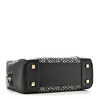 Jacquard Anagram Calfskin Amazona 28 Black Navy