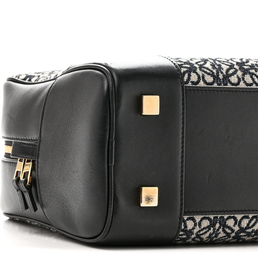 Jacquard Anagram Calfskin Amazona 28 Black Navy