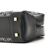 Jacquard Anagram Calfskin Amazona 28 Black Navy