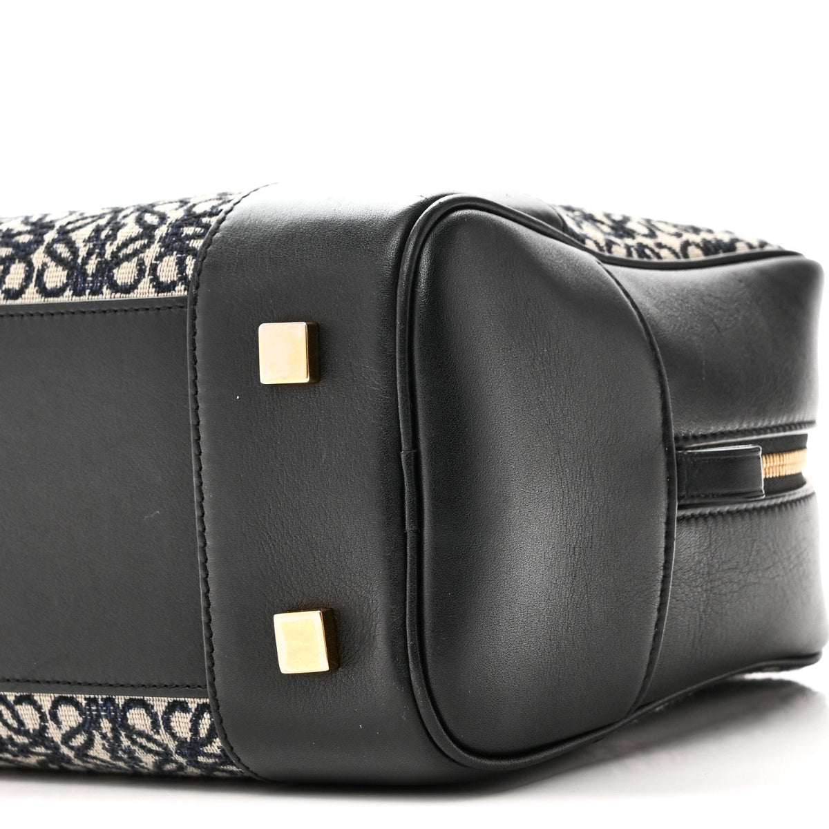 Jacquard Anagram Calfskin Amazona 28 Black Navy