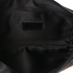 Jacquard Black Denim GG Monogram Horsebit Slim Small Shoulder Bag Black Grey