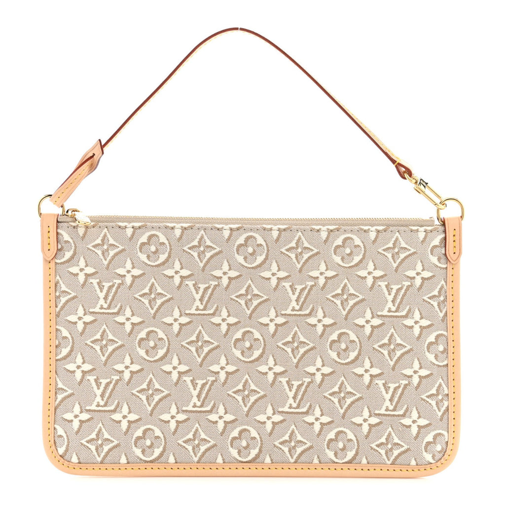 Jacquard Monogram Embleme Neverfull MM Pochette Peuplier