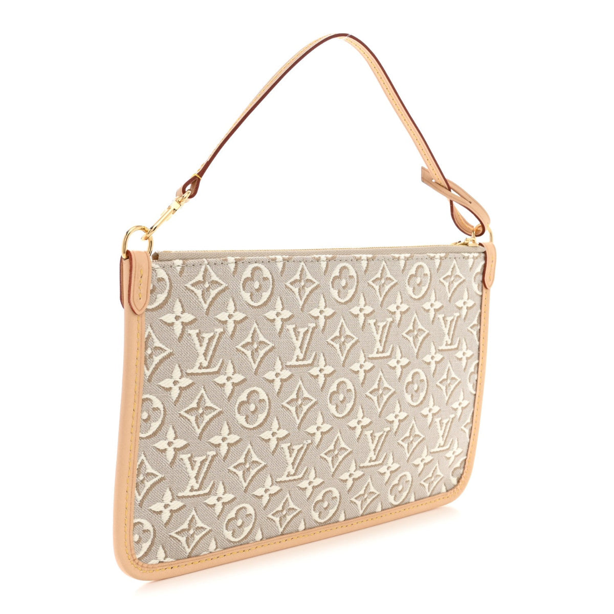 Jacquard Monogram Embleme Neverfull MM Pochette Peuplier