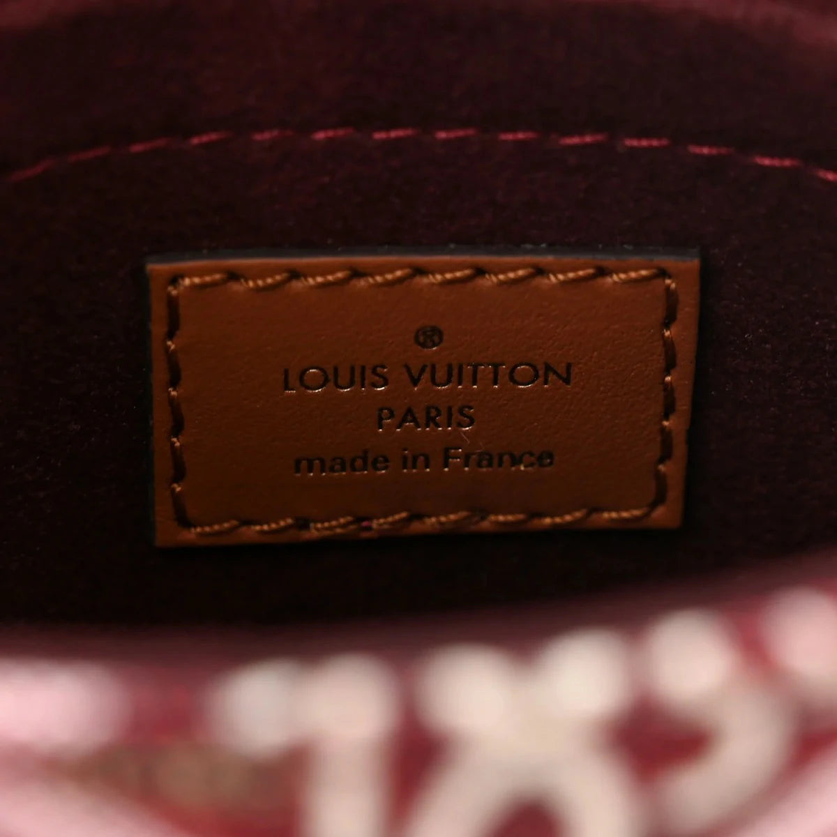 Jacquard Since 1855 Petit Sac Plat Bordeaux