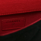 Jersey Quilted Micro Mini Flap Black