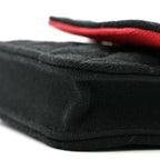 Jersey Quilted Micro Mini Flap Black