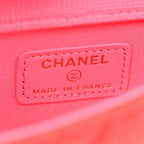 Jersey Quilted Micro Mini Flap Red