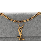 Jersey Wool Patchwork Monogram Medium Jamie Grey