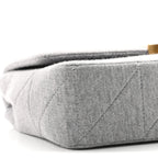 Jersey Wool Patchwork Monogram Medium Jamie Grey