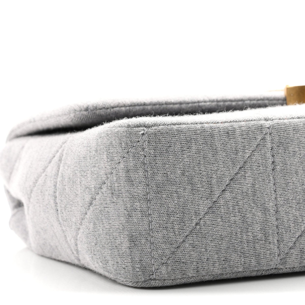 Jersey Wool Patchwork Monogram Medium Jamie Grey