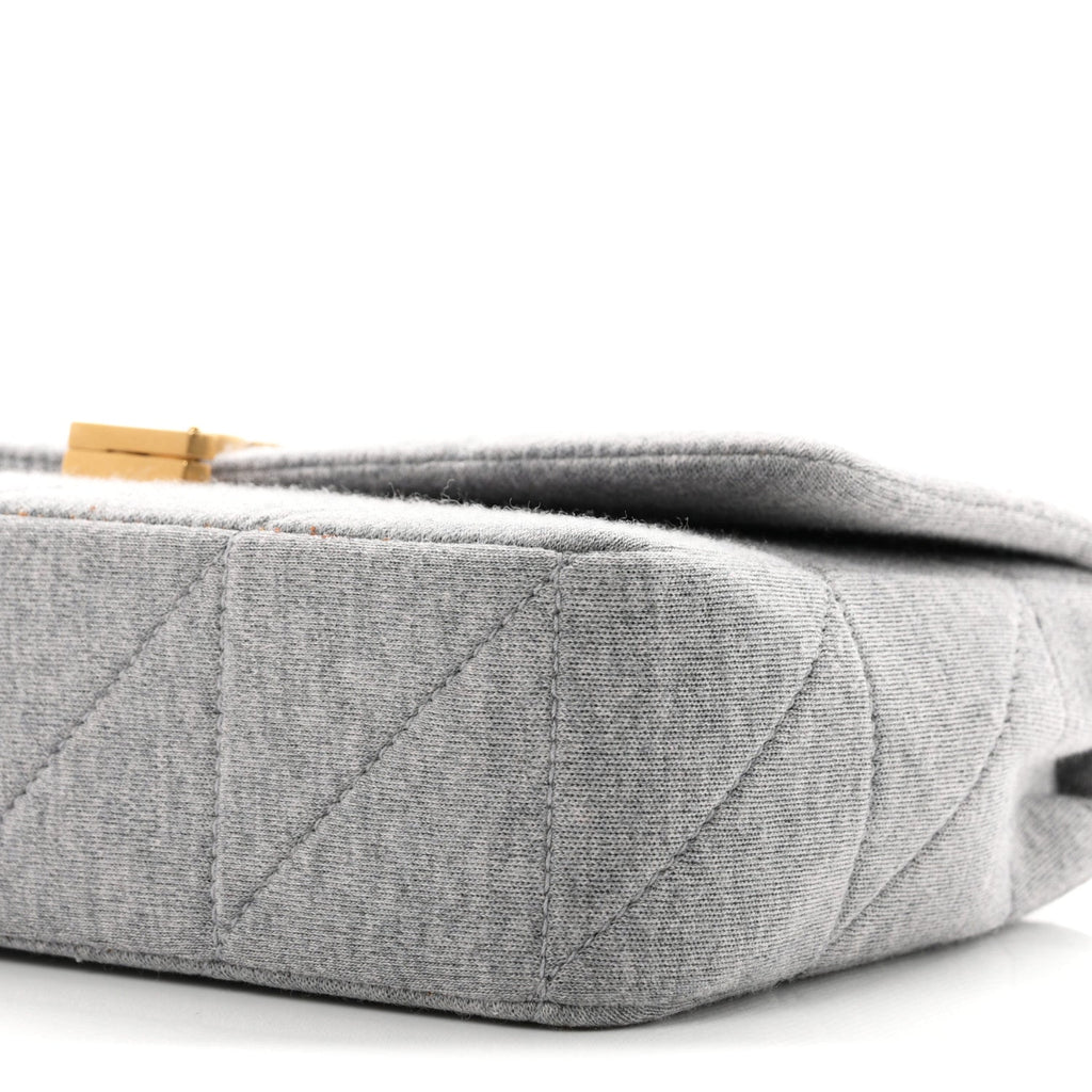 Jersey Wool Patchwork Monogram Medium Jamie Grey