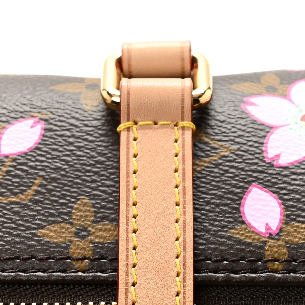 LV X TM Monogram Cherry Blossom Papillon Sakura Brown