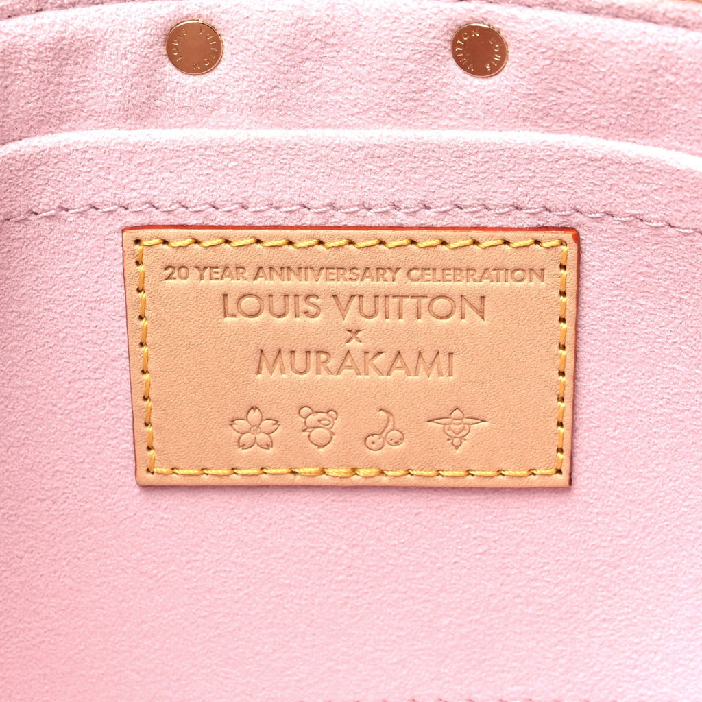 LV X TM Monogram Cherry Blossom Pochette Accessories Sakura Brown