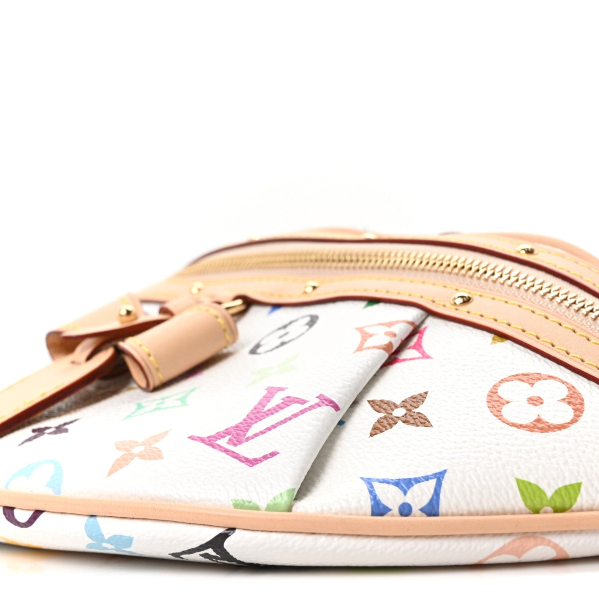 LV X TM Monogram Multicolor High Rise Bumbag White