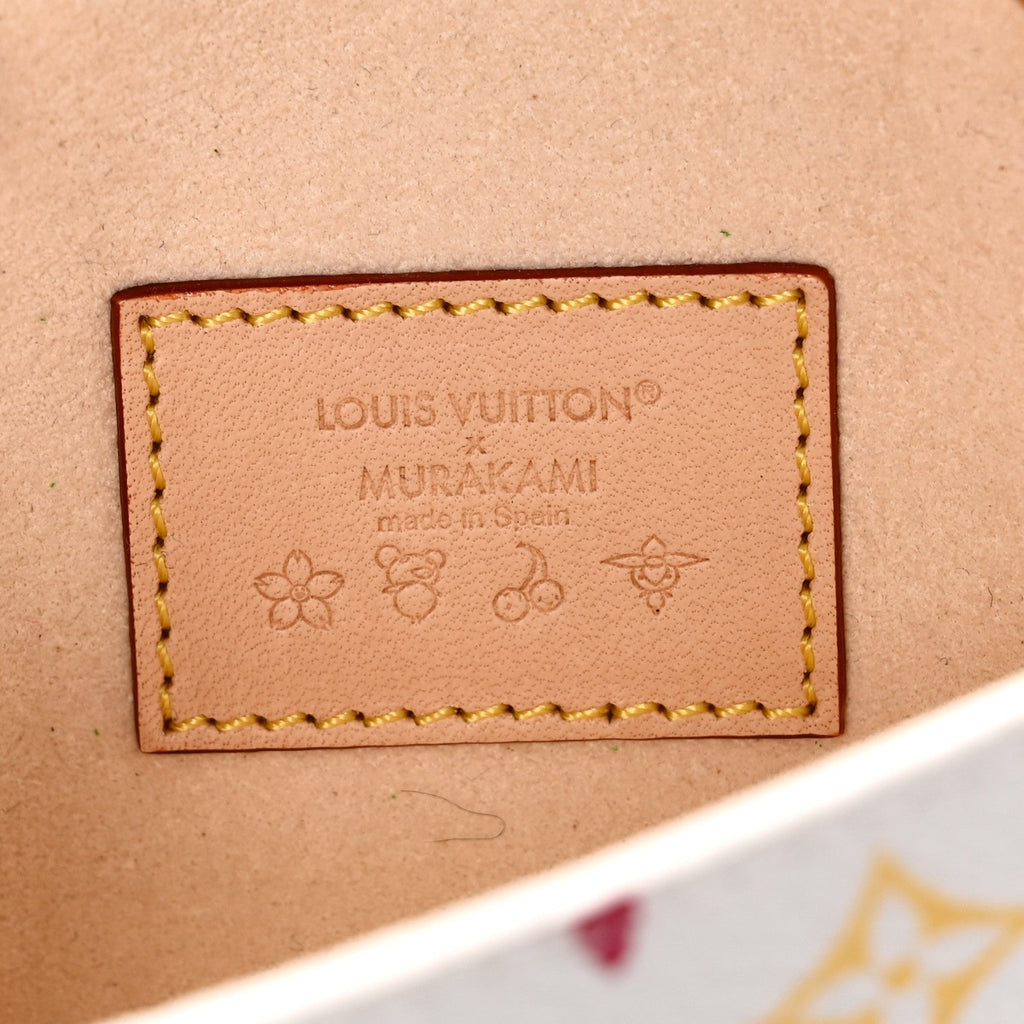 LV X TM Monogram Multicolor Pouch Metis Belt White
