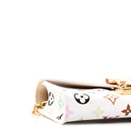 LV X TM Monogram Multicolor Pouch Metis Belt White