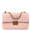 Lambskin Borse Romane Single Flap Light Pink