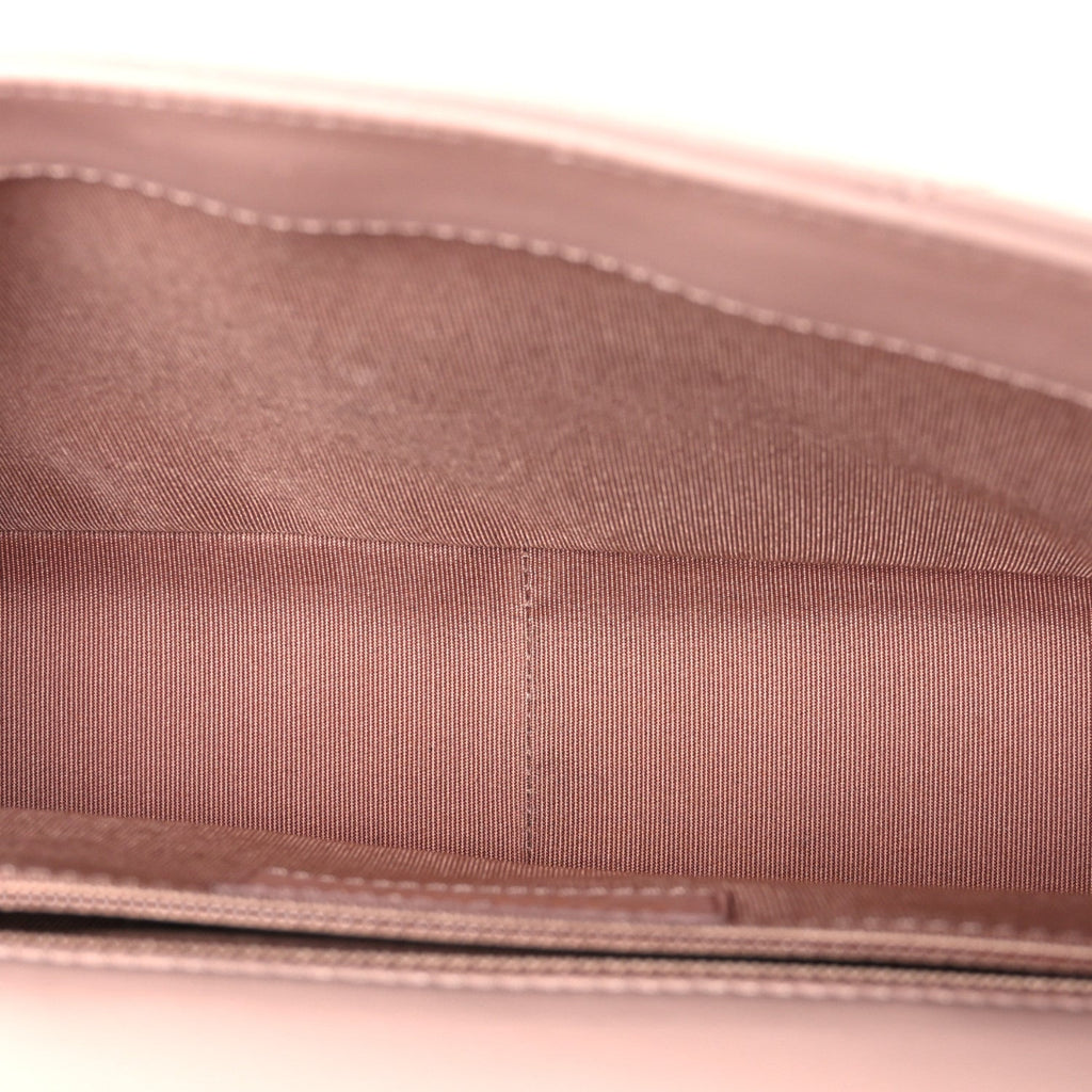 Lambskin Borse Romane Single Flap Light Pink