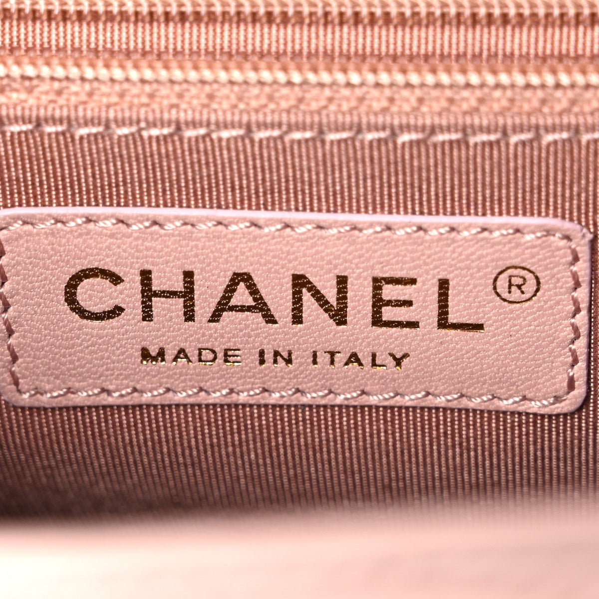 Lambskin Borse Romane Single Flap Light Pink