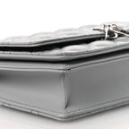 Lambskin Cannage My Dior Top Handle Bag Cloud Blue