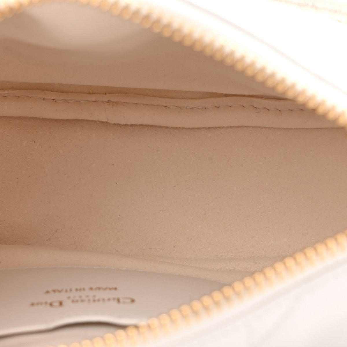 Lambskin Cannage Small Dior Vibe Hobo Bag Latte