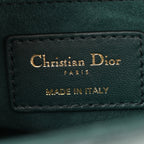 Lambskin Cannage Small My ABCDior Lady Dior Dark Green