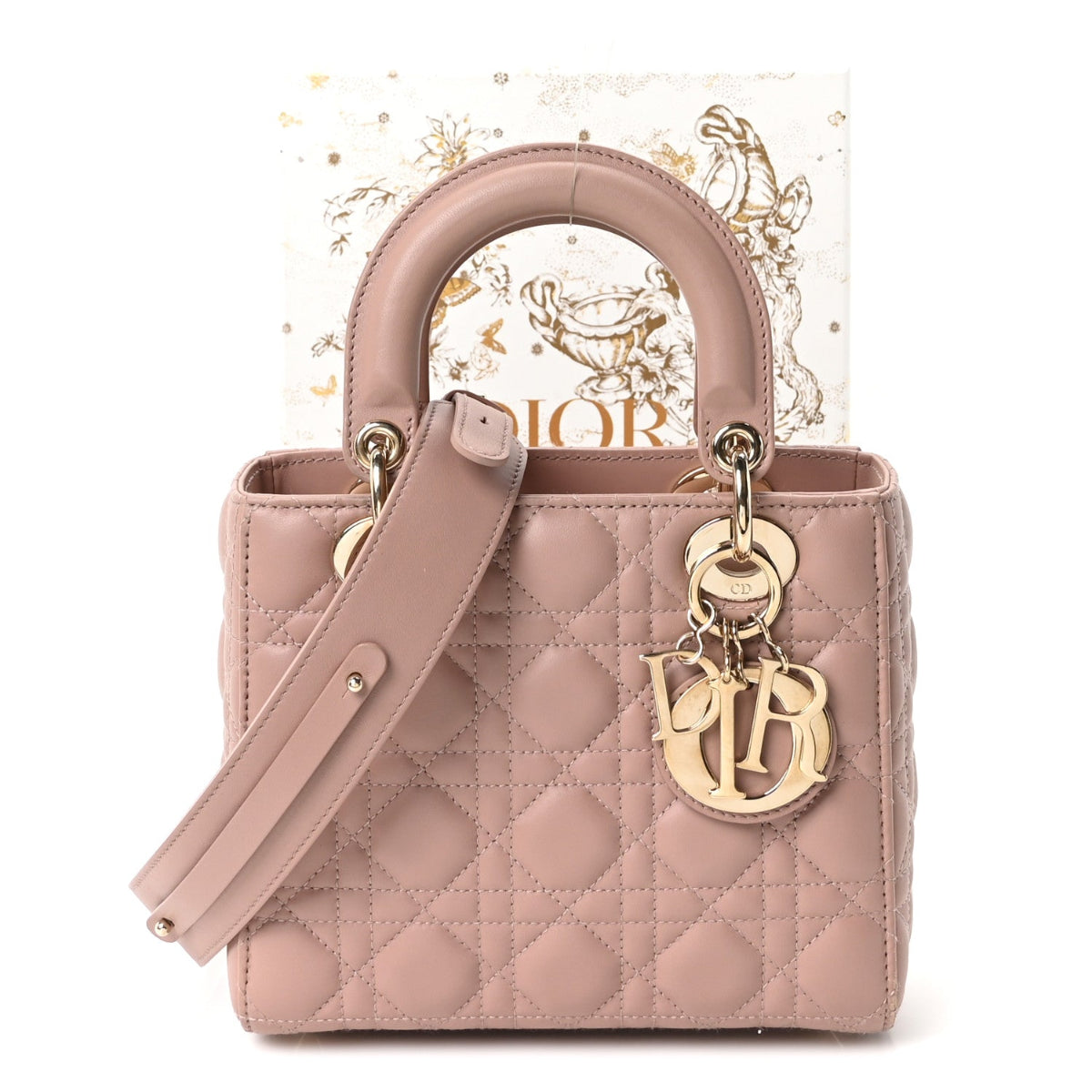 Lambskin Cannage Small My ABCDior Lady Dior Fard