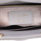 Lambskin Cannage Small My ABCDior Lady Dior Grey