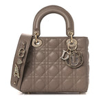 Lambskin Cannage Small My ABCDior Lady Dior Warm Taupe
