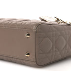 Lambskin Cannage Small My ABCDior Lady Dior Warm Taupe