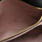 Lambskin Embossed Monogram Pochette Coussin Black
