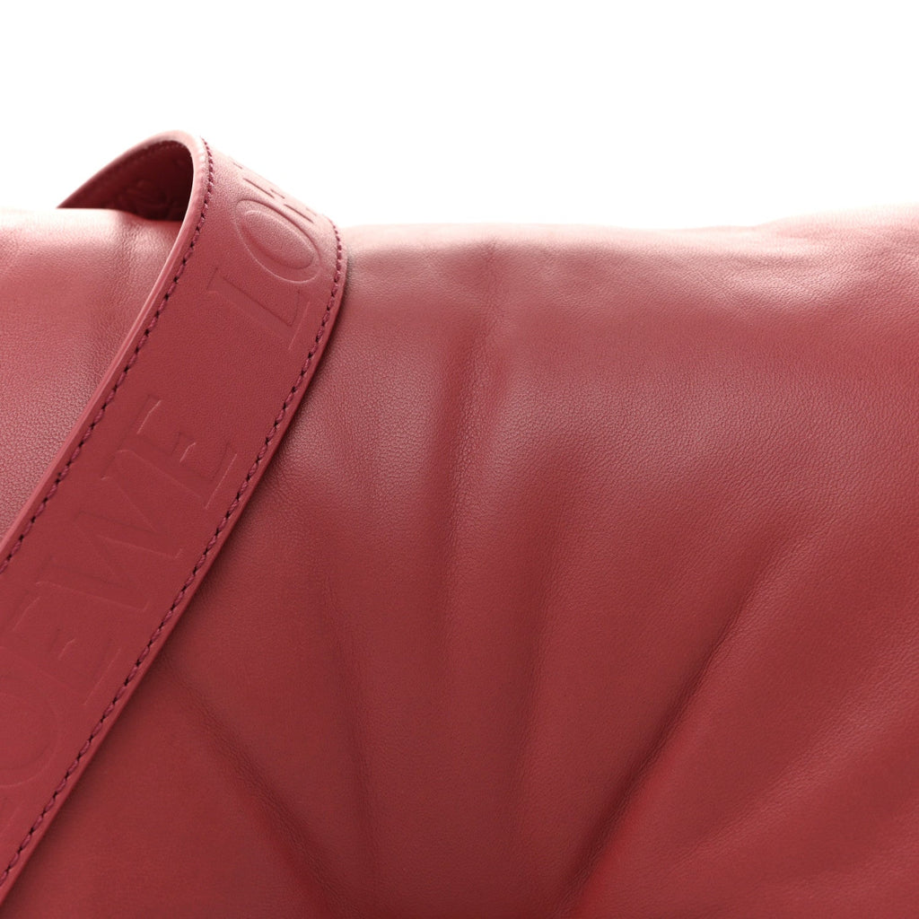 Lambskin Goya Puffer Bag Plumrose