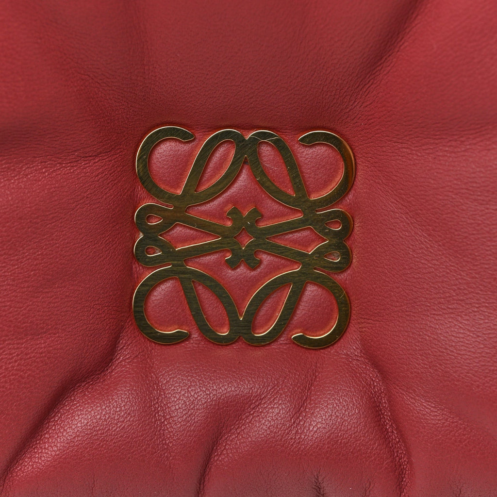 Lambskin Goya Puffer Bag Plumrose
