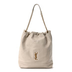 Lambskin Matelasse Large Jamie Pochon Crema Soft